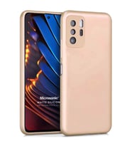 Microsonic Matte Silicone Xiaomi Poco X3 GT Kılıf Gold