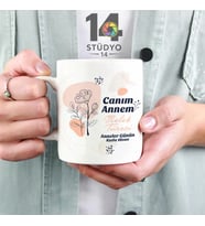 Stüdyo 14 Annler Günü Kişiye Özel Soft Tasarlanabilir Kupa Mug - Anneler Günü Hediyesi