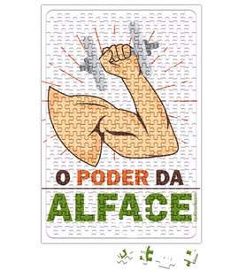O Poder da Alface Vegan Power Puzzle 240 Parça Yapboz