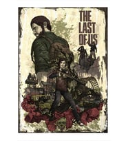 last of us poster Hediyelik Mdf Tablo 25cmX 35cm
