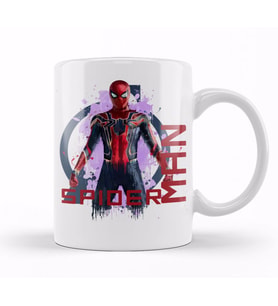 Avengers Spider Man Kupa Bardak Porselen