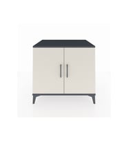 Kronos Şifonyer Tek Raflı 2 Kapaklı 88x59x80 Antrasit-Aytaşı