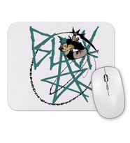 Black Star Mouse Pad