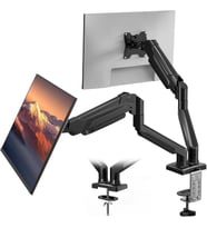 15-32 İnç Çiftli Gazlı Amortisörlü Monitör Kolu, Her Kol 9 kg’a Kadar, VESA 75x75/100x100