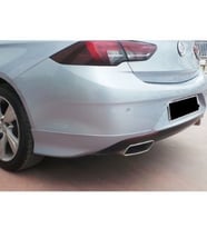Opel Insignia Arka Tampon Flap Seti Opc Line 2017 + Piona Black , Abs Plastik