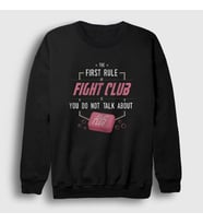 Presmono Unisex Siyah Soap V2 Film Dövüş Kulübü Fight Club Sweatshirt 244791tt