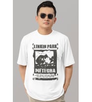 Tasarım Linkin Park Meteora Rock Metal Müzik Grubu Baskılı Unisex Oversize Tişört