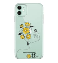 Apple Headflow Tasarımlı Şeffaf Telefon Kılıfı
