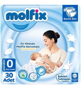 Molfix Prematüre Bebek Bezi 30 Adet