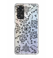Xiaomi Redmi Note 11s Kamera ve Köşe  Korumalı Antishock Kapak Nostalji Desen Tasarımlı Şeffaf Kılıf