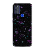 Reeder P13 Blue Max Pro 2021 Kılıf Resimli Desenli Silikon Platinium Series Galaxy Yunus Göz 1860