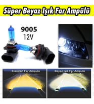 HB3 9005 Beyaz Işık Far Ampulü 12V