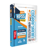 2024 KPSS Coğrafyanın Kara Kutusu Konu Özetli Dijital Çözümlü ÖSYM Çıkmış Soru H