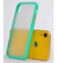 Apple iPhone XR 6.1 Mat El İz Tutmaz Anti Shock Kaliteli Kılıf (Turkuaz)