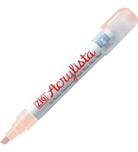 Zig Acrylista Marker Akrilik Boyama Kalemi 6 mm Kesik Uç FLESH 