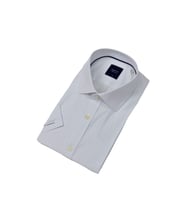 Erkek Klasik Armürlü Kısa Kol Gömlek 9398 BGL-ST04572 (Beyaz)