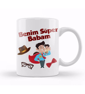 Babalar Günü Babaya Hediye 026 Kupa Bardak Porselen