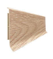 Linela Suya Dayanıklı Pvc Süpürgelik 8 cm - Adelaide Meşe - LNL410