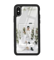 iPhone Xs Max Uyumlu İsimli Polaroid Çerçeve Tasarımlı Glossy Telefon Kılıfı