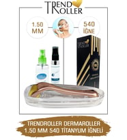 Trendroller Dermaroller 1.50mm Titanyum 540 Iğne Orijinal Derma Roller