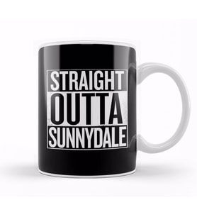 Straight Outta Sunnydale Buffy The Vampire Slayer White Kupa Bardak Porselen