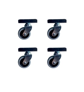 Furç Uzun-Sunta Bilyalı Teker - 20x50 - Gri - 18MM HKS184 - 4 Adet