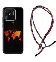 Xiaomi Redmi Note 7 8 9 Pro 10 2022 10 Pro 10S Kılıf Boyun Asklı Rasta Silikon İz Bırakan Uçak 1778