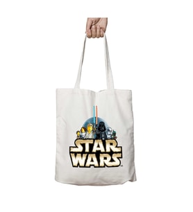 star wars lego, iki Tarafı Kalıcı Baskılı Yıkanabilir Çanta