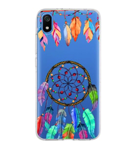 PrintiFy Xiaomi Redmi 7A ile Uyumlu 1mm Slim Fit Nazar Boncuğu 6 Baskılı Şeffaf  Kılıf