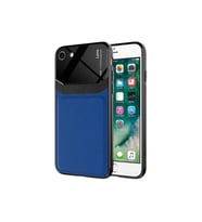Apple iPhone SE 2020 Uyumlu Kılıf Zore Emiks Kapak (Lacivert)