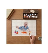 Boya Yapan Bebek- Eğlence Tasarımı 240 parça Ahşap Puzzle Ahşap Kutuda MP00688