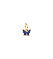 Mavi Kelebek Mini Sallantılı Charm
