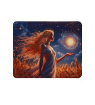 Başak Burcu Desenli Tip Kaymaz Taban Optik Bilgisayar Notebook Burçlar Mouse Pad Mauspad 17x 21 Cm