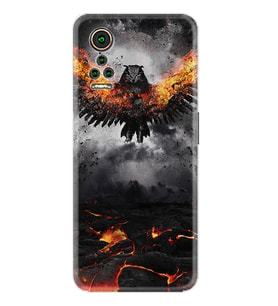 General Mobile GM 21 Pro GM 22 Pro Plus Kılıf Desemli Silikon Ateş Kartalı 1766