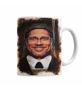 Brad Pitt Kupa Bardak Porselen