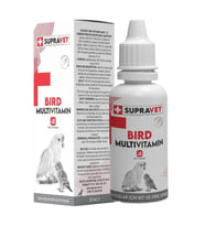Supravet Plus Kanarya Papağan Güvercin ve Muhabbet Kuşları için Multivitamin Damla 30 Ml