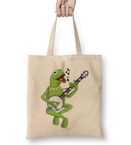 Kermit The Frog 01 Bez Çanta Uzun Saplı