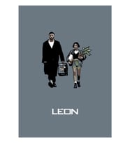 Leon Tablo Ahşap Poster Dekoratif