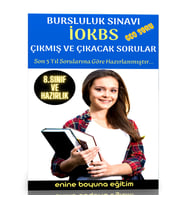 8. Sınıf ve Hazırlık Sınıfı Bursluluk Sınav Soruları