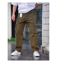 Erkek Kargo Cep Baggy Pantolon Rengi