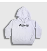 Presmono Unisex Çocuk Beyaz Anathema Kapüşonlu Sweatshirt 9387tt (Beyaz)