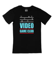 Turkuaz Video Game Club Siyah Tişört