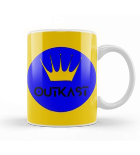 OutKast Logo Kupa Bardak Porselen