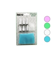 8PCS PASTA SÜSLEME SETİ 1AD-KREMA TORBASI - 6AD-METAL + 1AD-PLASTİK UÇ (5343)