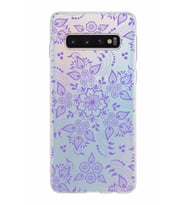 Samsung Galaxy S10 Kapak Nostalji Desen Tasarımlı Şeffaf Silikon Kılıf