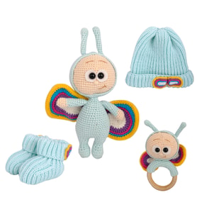 Amigurumi Kelebek Lulu Set - Anatoya