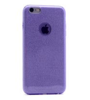 Apple iPhone 6 Plus Uyumlu Kılıf Zore Shining Silikon (Siyah)
