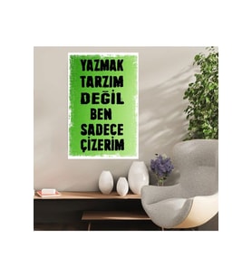 Ahşap Retro Mdf Poster , Komik Sözler , Duvar Yazıları , Manzara ,  Tarih , Edebiyat - Tbl0386