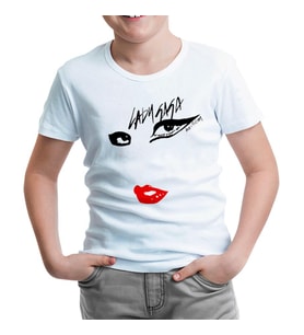 Lady Gaga Beyaz Çocuk Tshirt