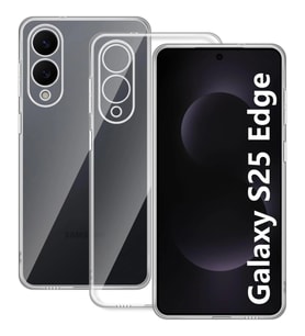 Samsung Galaxy S25 Edge Kılıf Lüx Şeffaf Silikon